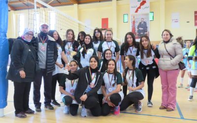 فوز مؤسسة اركان فتيات بالبطولة الإقليمية لكرة الطائرة على حساب مؤسسة ابن عبد الله الخصوصية